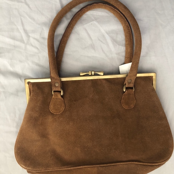 NWT- Bougainvillea handbag, brown & tan - Picture 3 of 5